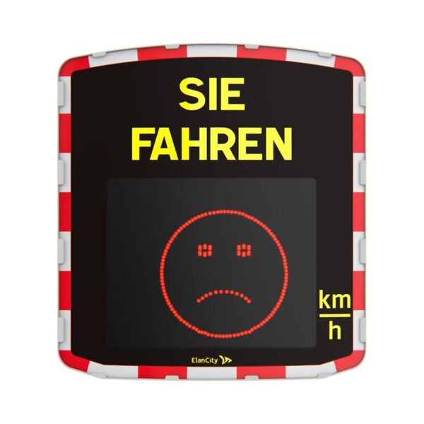 Geschwindigkeitsanzeige EVOLIS Mobility SOLAR Smiley - Grundgerät – Bild 2