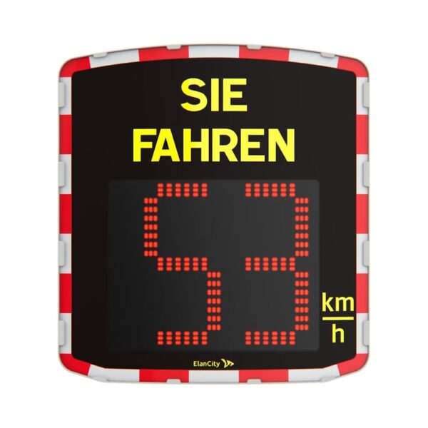 Geschwindigkeitsanzeige EVOLIS Mobility HYBRID - Grundgerät (ohne Smiley Funktion) – Bild 4