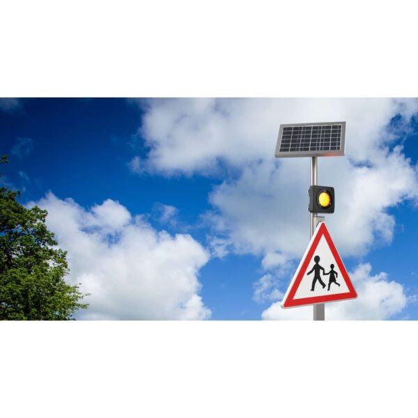 Warnblinkleuchte EVOFLASH SOLAR – RADAR - BATTERIE – Bild 4